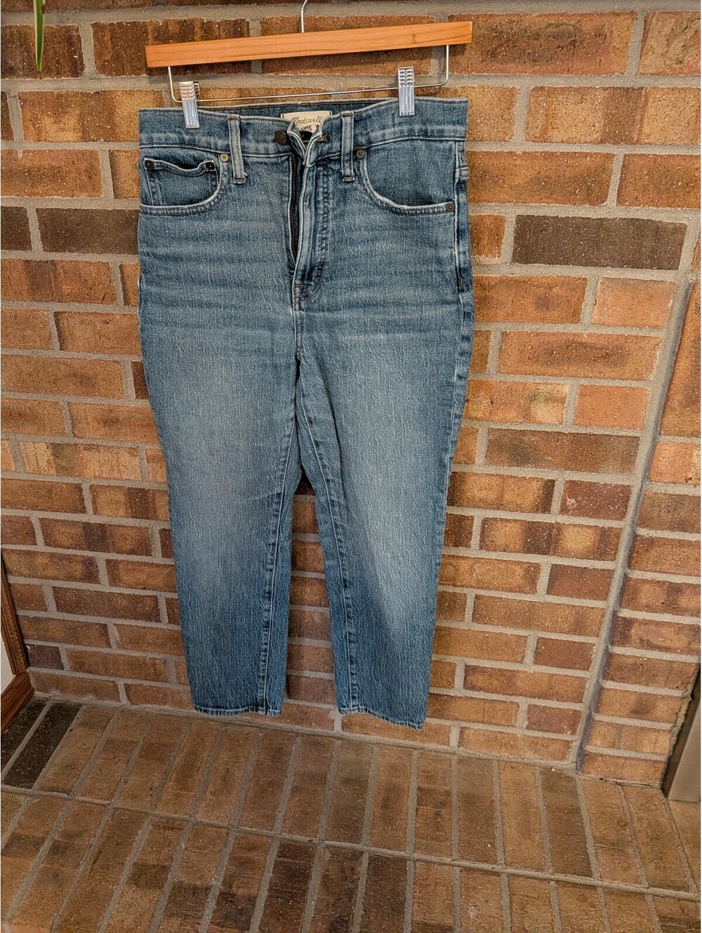 Madewell Classic Straight Vintage Wash Jeans | Size 27
